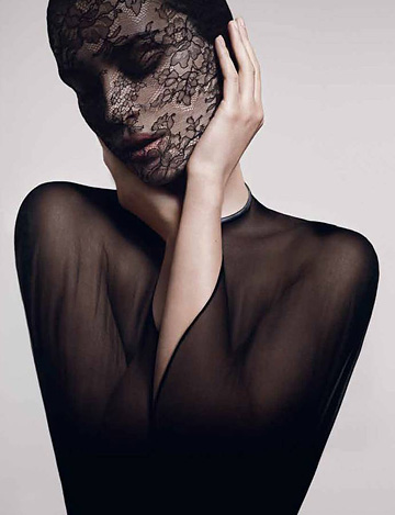 Masque dentelle de Calais de Givenchy