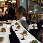 Agneau du bout des doigts pour le Badoit Express lors de la Fête de la Gastronomie avec Thierry Marx.