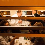 Voyageurs du RER C Badoit Express lors de la Fête de la Gastronomie avec Thierry Marx.