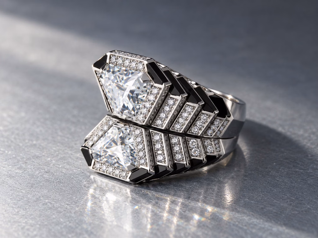 Richemont et De Beers 1 bague art deco 1